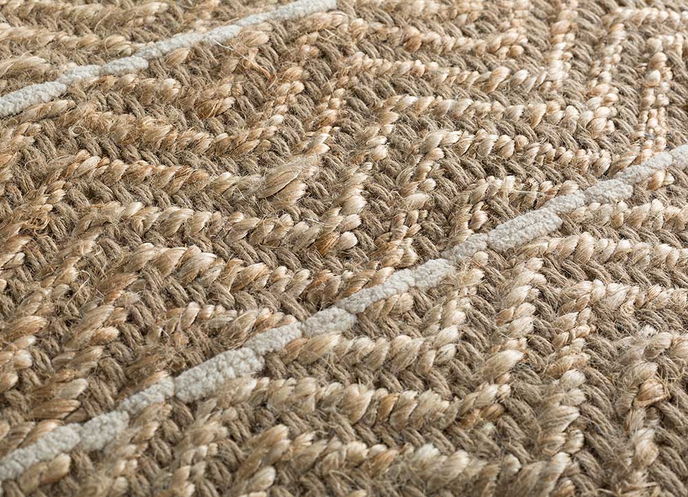 indusbar beige and brown jute and hemp Flat Weaves Rug - CloseUp indusbar beige and brown jute and hemp Flat Weaves Rug - CloseUp
