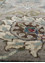 gulnar grey and black wool Hand Knotted Rug - CloseUp gulnar grey and black wool Hand Knotted Rug - CloseUp