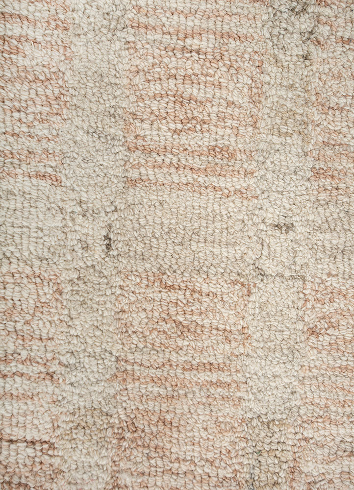 aprezo red and orange wool Hand Tufted Rug - CloseUp