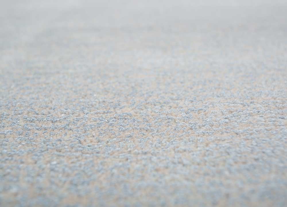 caliedo blue wool and viscose Hand Tufted Rug - CloseUp