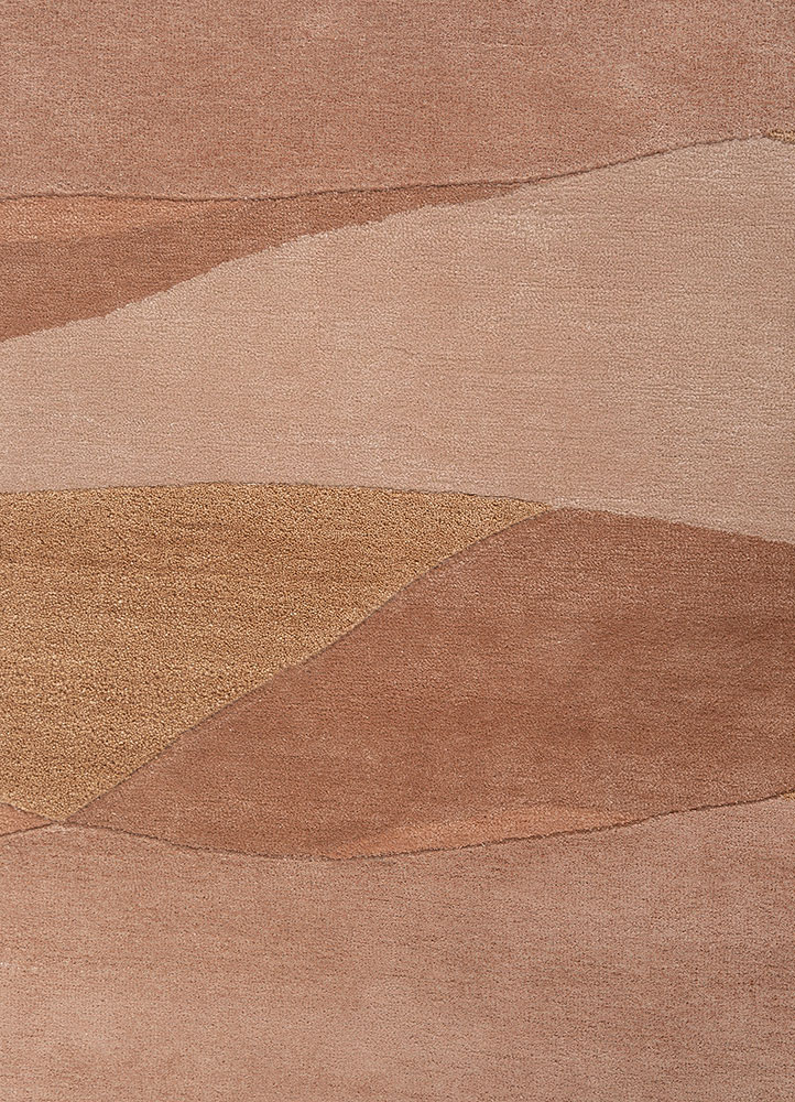 aprezo pink and purple wool and viscose Hand Tufted Rug - CloseUp