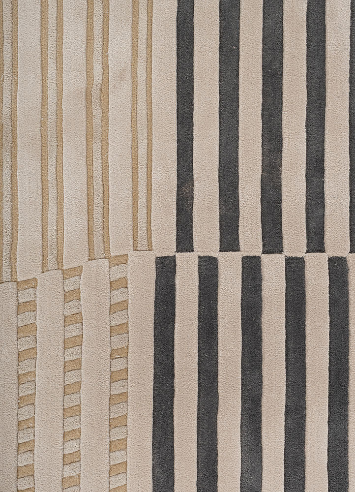 faces blue wool and viscose Hand Tufted Rug - CloseUp faces blue wool and viscose Hand Tufted Rug - CloseUp