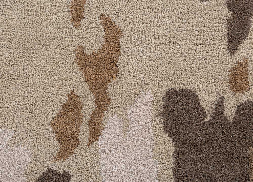 genesis gold wool Hand Tufted Rug - CloseUp