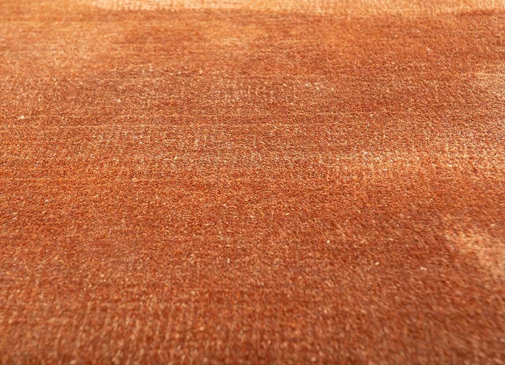 cera red and orange viscose Hand Tufted Rug - CloseUp cera red and orange viscose Hand Tufted Rug - CloseUp
