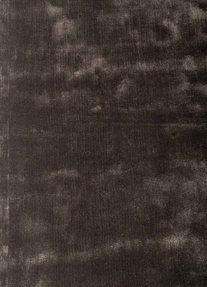 cera grey and black viscose Hand Tufted Rug - CloseUp cera grey and black viscose Hand Tufted Rug - CloseUp