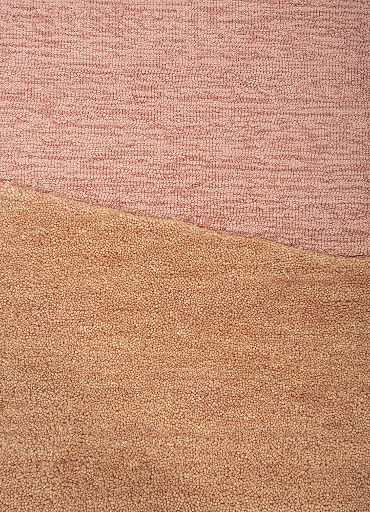 aprezo pink and purple wool and viscose Hand Tufted Rug - CloseUp