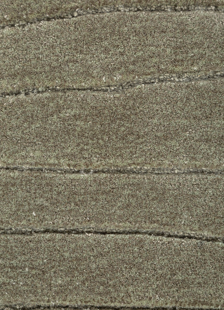 cera green wool and viscose Hand Tufted Rug - CloseUp cera green wool and viscose Hand Tufted Rug - CloseUp