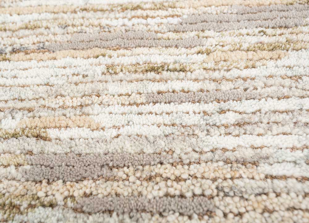 aprezo multi wool and viscose Hand Tufted Rug - CloseUp