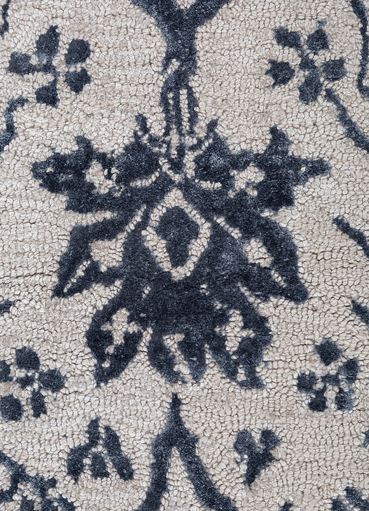 imara ivory wool and viscose Hand Tufted Rug - CloseUp imara ivory wool and viscose Hand Tufted Rug - CloseUp