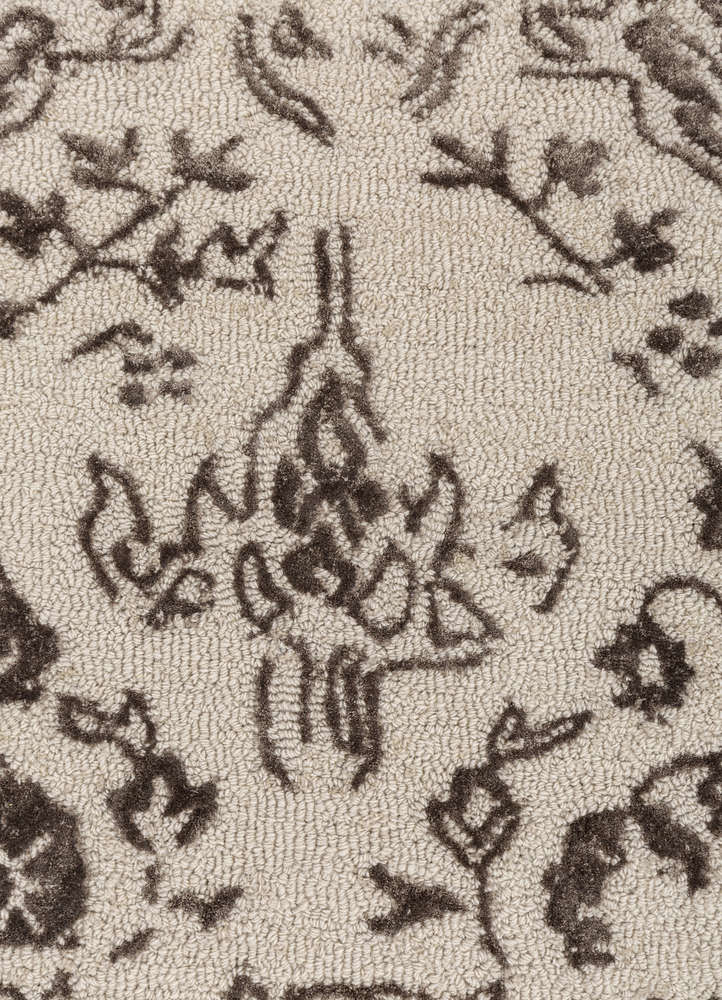 mythos ivory wool and viscose Hand Tufted Rug - CloseUp mythos ivory wool and viscose Hand Tufted Rug - CloseUp