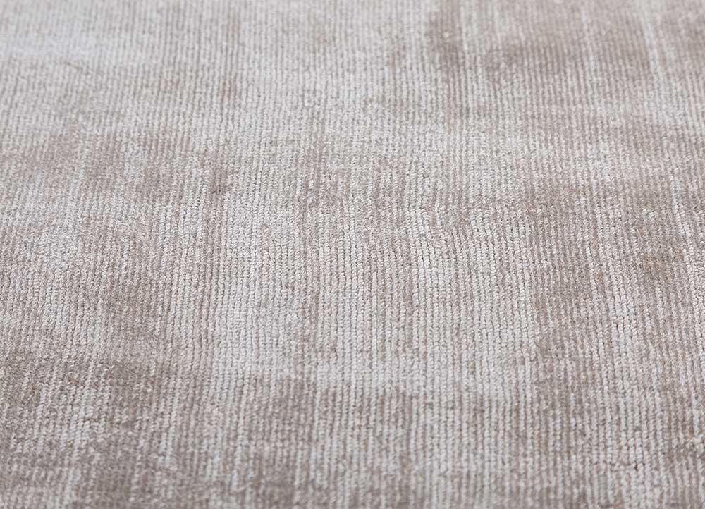 basis grey and black viscose Hand Loom Rug - CloseUp