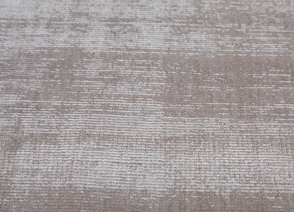 basis grey and black viscose Hand Loom Rug - CloseUp