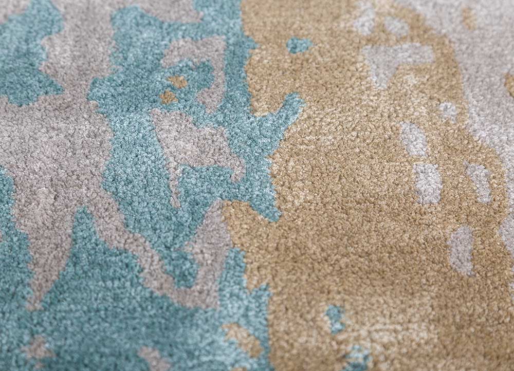 genesis multi wool and viscose Hand Tufted Rug - CloseUp