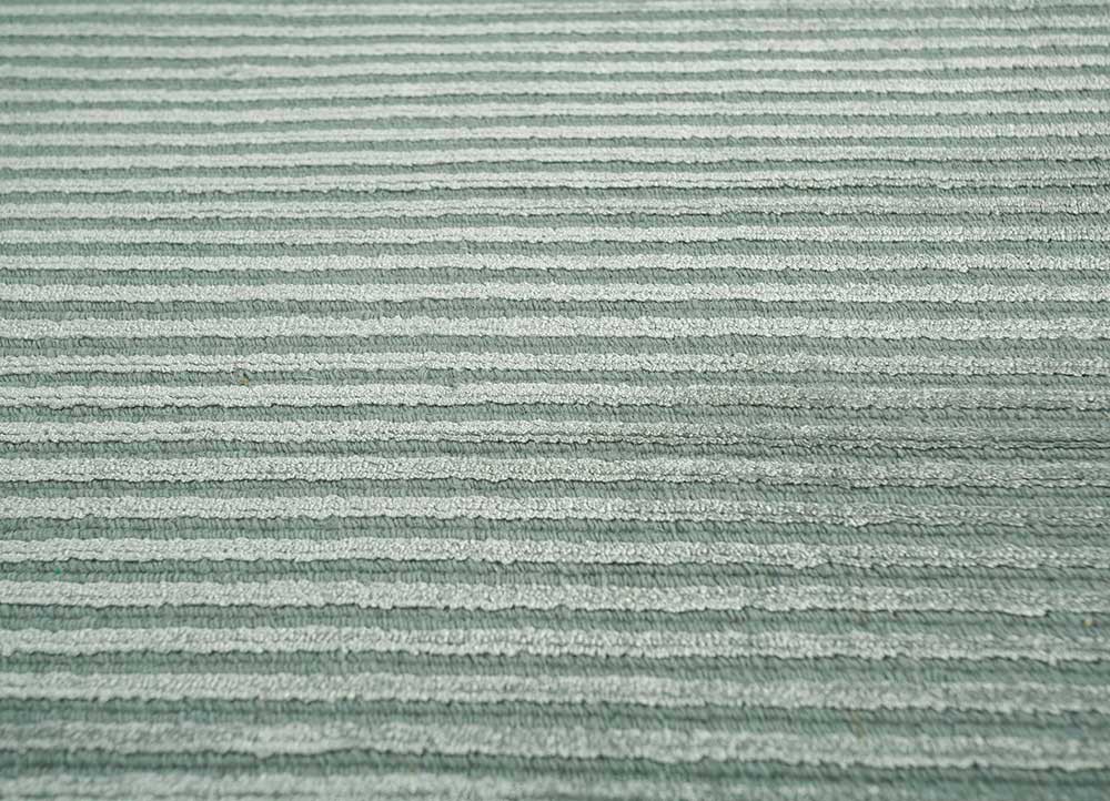 basis blue wool and viscose Hand Loom Rug - CloseUp basis blue wool and viscose Hand Loom Rug - CloseUp