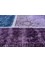 provenance pink and purple wool Hand Knotted Rug - CloseUp provenance pink and purple wool Hand Knotted Rug - CloseUp