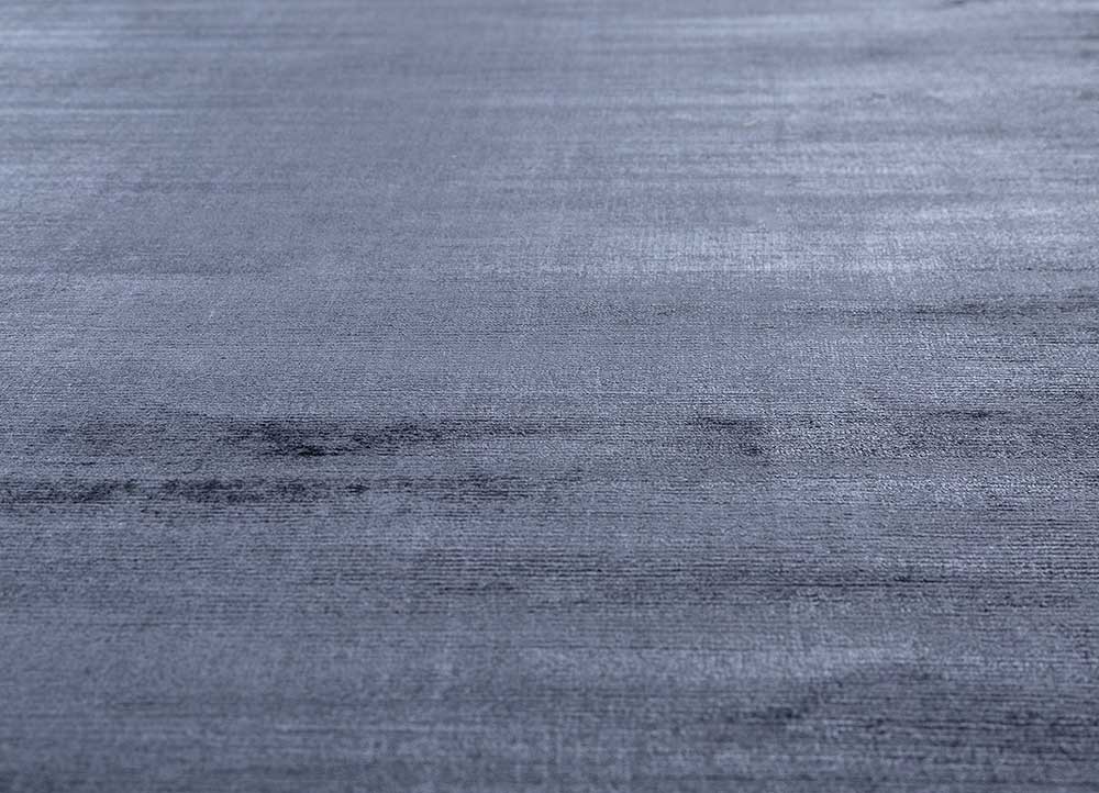 basis blue viscose Hand Loom Rug - CloseUp basis blue viscose Hand Loom Rug - CloseUp