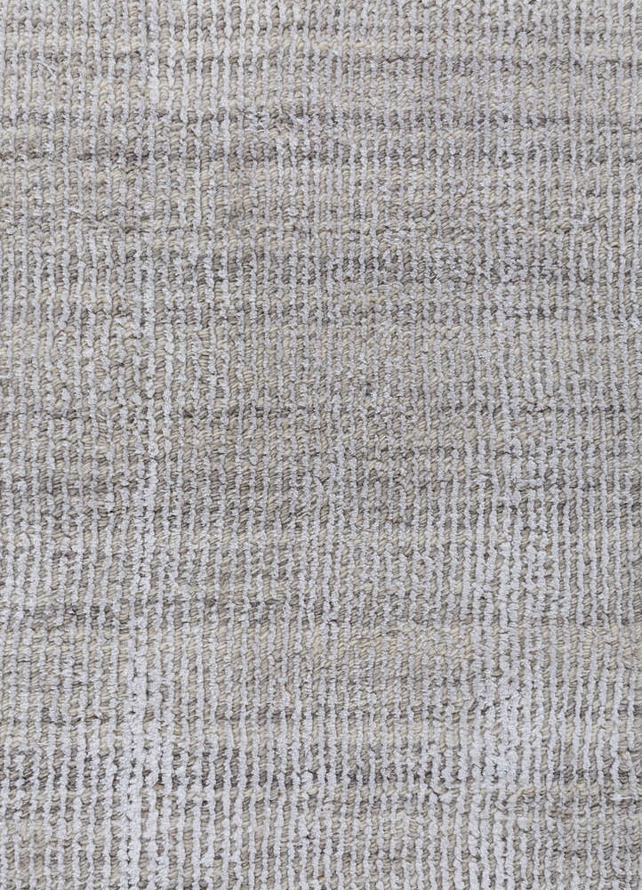 basis ivory wool and viscose Hand Loom Rug - CloseUp basis ivory wool and viscose Hand Loom Rug - CloseUp