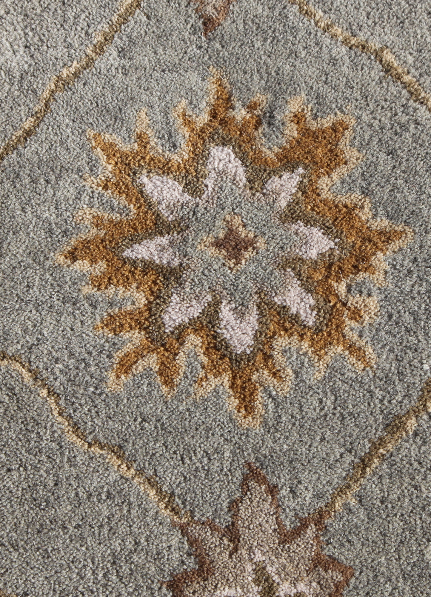 kasbah grey and black viscose Hand Tufted Rug - CloseUp kasbah grey and black viscose Hand Tufted Rug - CloseUp