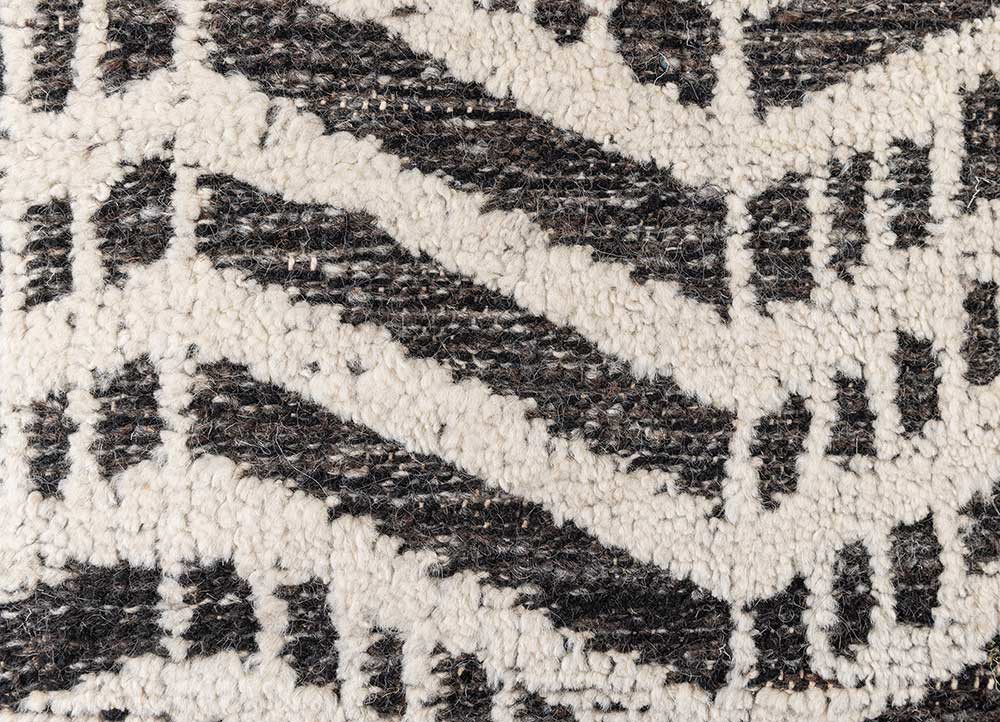 cushion ivory wool Cushion Cover Rug - CloseUp cushion ivory wool Cushion Cover Rug - CloseUp