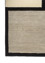 box ivory wool Hand Knotted Rug - Corner box ivory wool Hand Knotted Rug - Corner