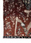 aprezo red and orange wool and bamboo silk Hand Knotted Rug - Corner aprezo red and orange wool and bamboo silk Hand Knotted Rug - Corner