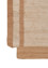 daaira ivory jute and hemp Flat Weaves Rug - Corner daaira ivory jute and hemp Flat Weaves Rug - Corner