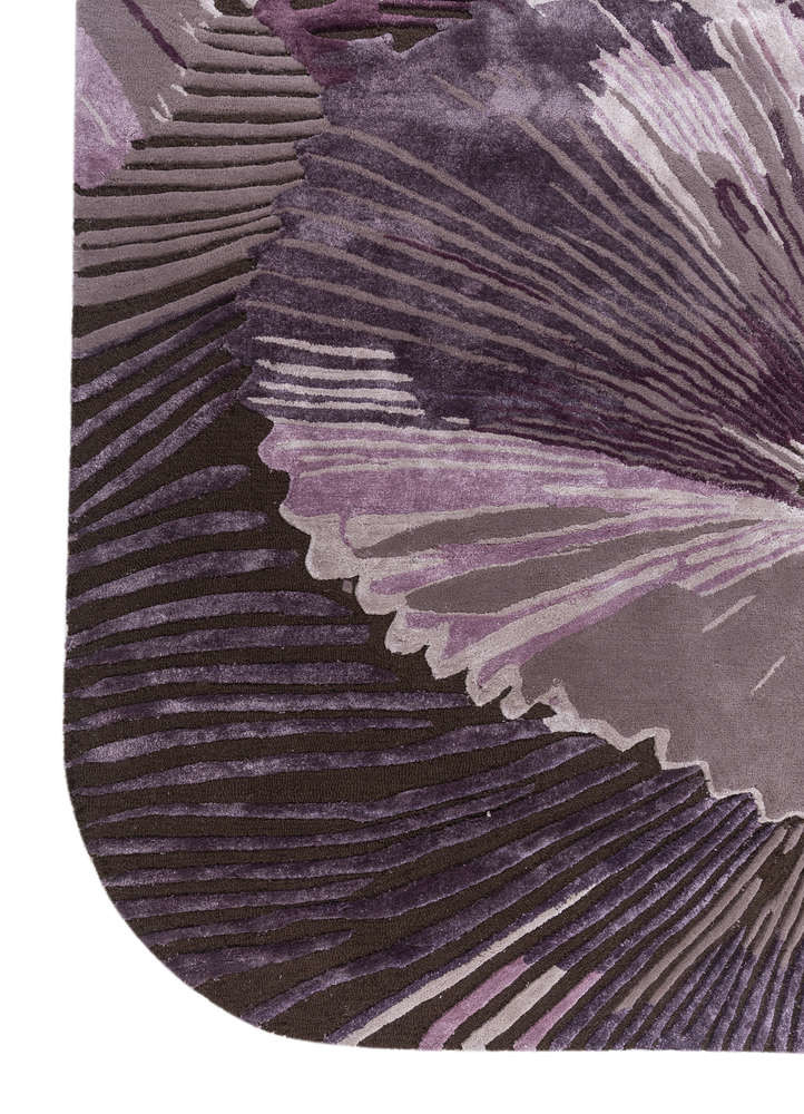 aurelia pink and purple wool and viscose Hand Tufted Rug - Corner aurelia pink and purple wool and viscose Hand Tufted Rug - Corner