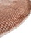 cera red and orange wool and viscose Hand Tufted Rug - Corner cera red and orange wool and viscose Hand Tufted Rug - Corner