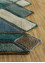 archetype blue wool and viscose Hand Tufted Rug - Corner archetype blue wool and viscose Hand Tufted Rug - Corner