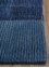 come around blue wool and viscose Hand Tufted Rug - Corner come around blue wool and viscose Hand Tufted Rug - Corner