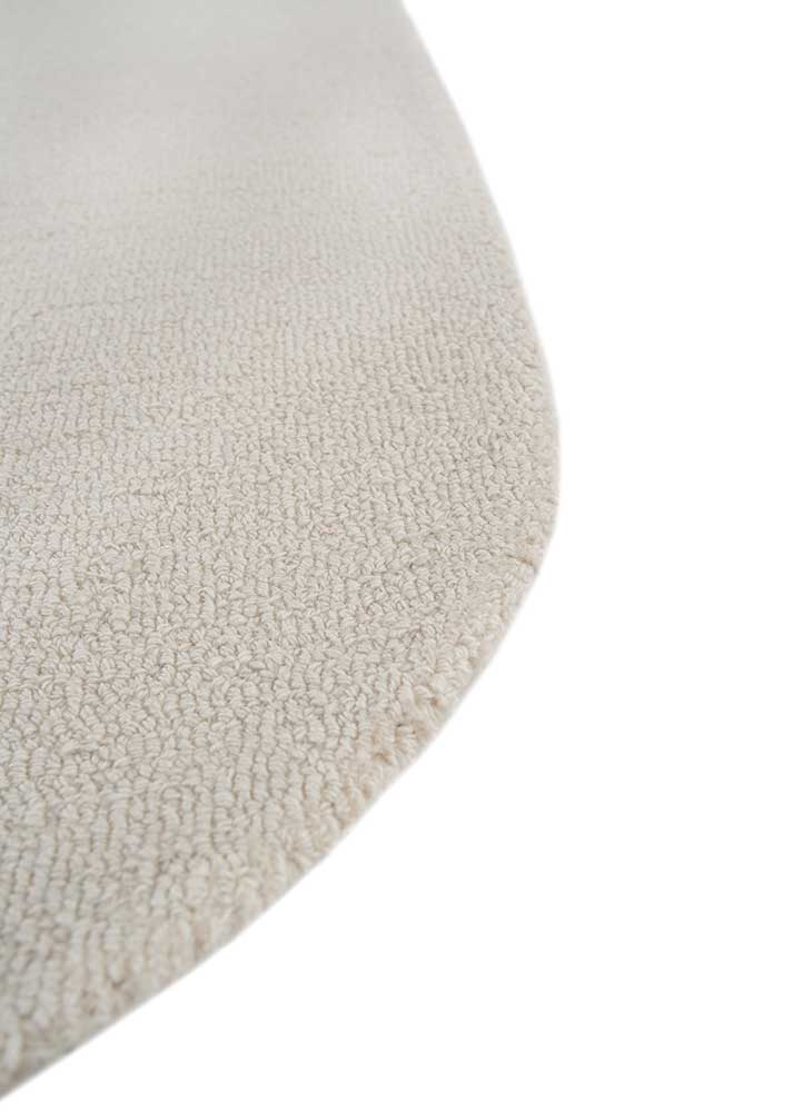 pathways ivory wool Hand Tufted Rug - Corner