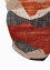 adrift red and orange wool and viscose Hand Tufted Rug - Corner adrift red and orange wool and viscose Hand Tufted Rug - Corner