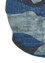 adrift blue wool and viscose Hand Tufted Rug - Corner adrift blue wool and viscose Hand Tufted Rug - Corner
