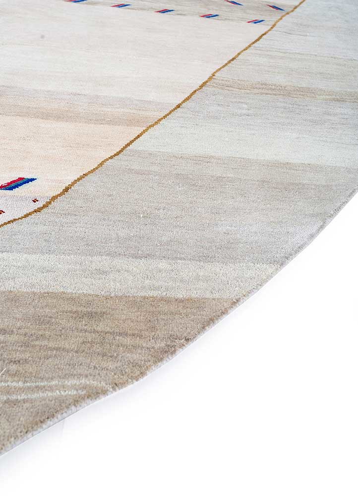 freedom manchaha ivory wool and silk Hand Knotted Rug - Corner freedom manchaha ivory wool and silk Hand Knotted Rug - Corner