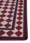 alhambra red and orange wool Flat Weaves Rug - Corner alhambra red and orange wool Flat Weaves Rug - Corner