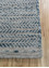 abrash blue wool Flat Weaves Rug - Corner abrash blue wool Flat Weaves Rug - Corner