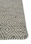 abrash blue wool and viscose Flat Weaves Rug - Corner abrash blue wool and viscose Flat Weaves Rug - Corner