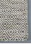 abrash grey and black wool and viscose Flat Weaves Rug - Corner abrash grey and black wool and viscose Flat Weaves Rug - Corner
