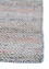 abrash blue wool and viscose Flat Weaves Rug - Corner abrash blue wool and viscose Flat Weaves Rug - Corner