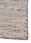 abrash blue wool and viscose Flat Weaves Rug - Corner abrash blue wool and viscose Flat Weaves Rug - Corner