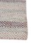 abrash blue wool and viscose Flat Weaves Rug - Corner abrash blue wool and viscose Flat Weaves Rug - Corner