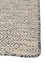 abrash blue wool and viscose Flat Weaves Rug - Corner abrash blue wool and viscose Flat Weaves Rug - Corner