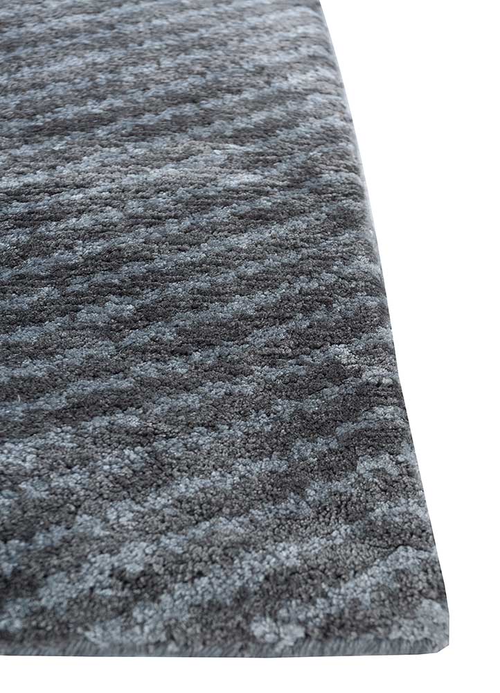 azalea blue bamboo silk Hand Knotted Rug - Corner azalea blue bamboo silk Hand Knotted Rug - Corner