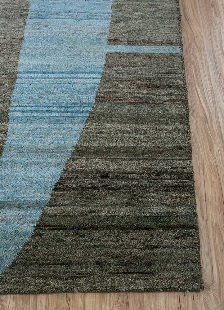 clan red and orange afghan wool Hand Knotted Rug - Corner clan red and orange afghan wool Hand Knotted Rug - Corner