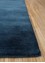 sthir blue wool Hand Knotted Rug - Corner sthir blue wool Hand Knotted Rug - Corner
