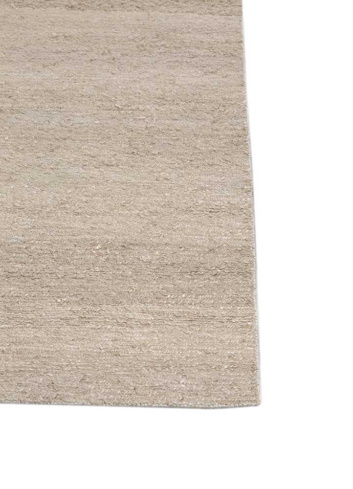 manifest green silk Hand Knotted Rug - Corner