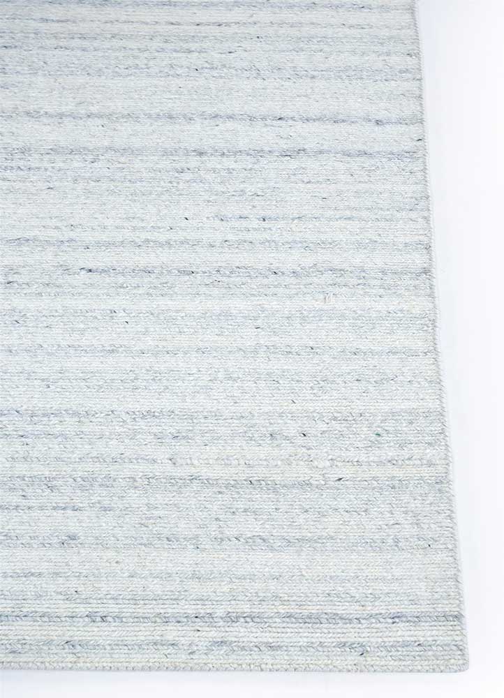 manifest ivory wool Hand Knotted Rug - Corner