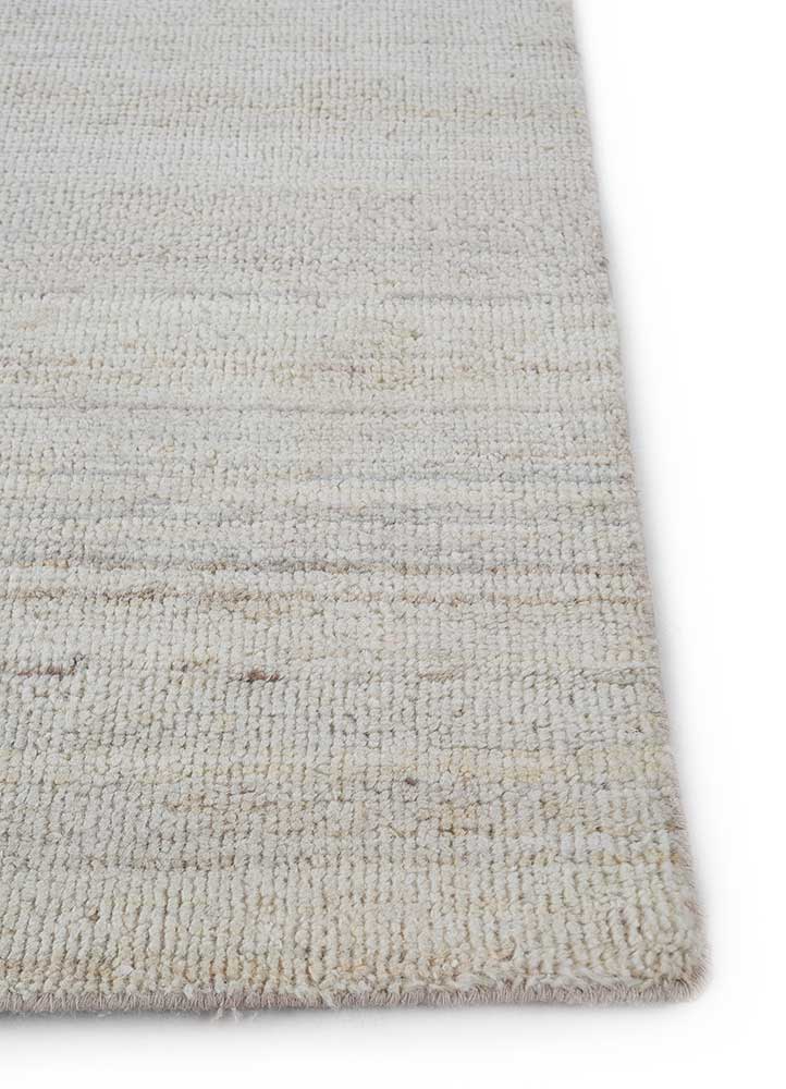 bylthe ivory afghan wool Hand Knotted Rug - Corner