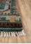 savana blue afghan wool Hand Knotted Rug - Corner savana blue afghan wool Hand Knotted Rug - Corner
