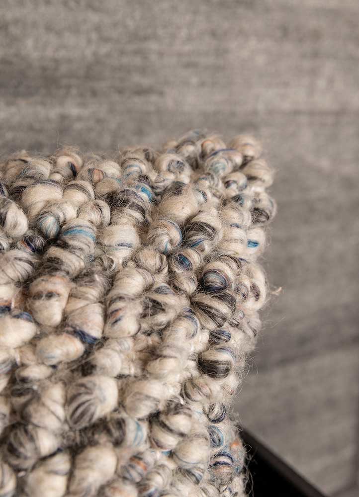 cushion blue wool Cushion Cover Rug - Corner cushion blue wool Cushion Cover Rug - Corner